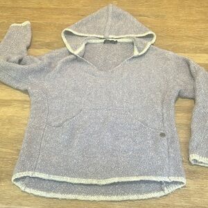 prAna Women's Shine On Heathered Dolman Sleeve Kangaroo Pocket Sweater Size XS